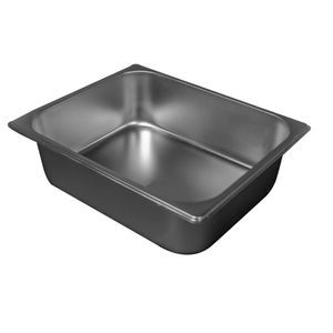 Bandeja Acero Mediana 1/3 (32X17.5X10 Cm)