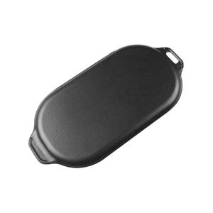 Plancha Ovalada 34 X17 Cm Esmaltada Sin Base