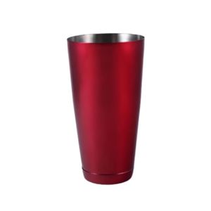 Coctelera Boston Color Rojo C/Vaso 800 Ml