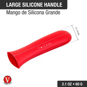 Mango de Silicona Grande Rojo